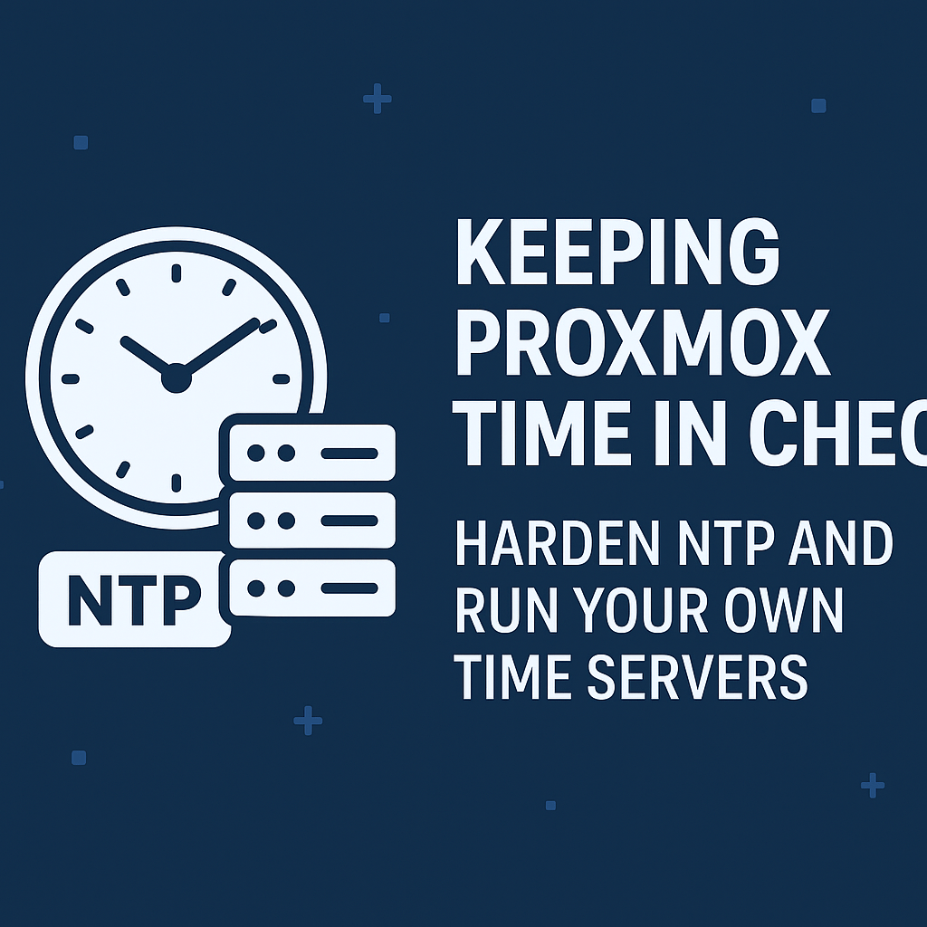 Keeping Proxmox Time in Check: Why You Should Harden NTP and Run Your Own Time Servers