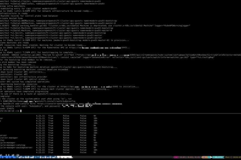 SNO OpenShift Container Platform 4.21.11 Bare Metal on AWS (self-managed) / ROSA HCP notes / Max Pods Per Node